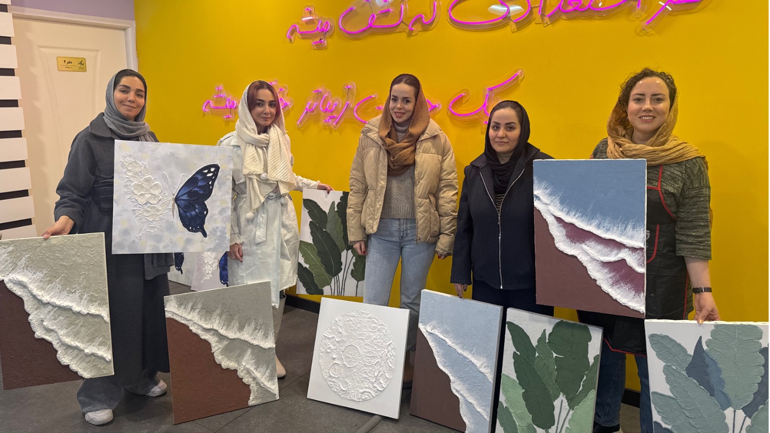 برگزاری ورکشاپ تابلوهای دکوراتیو